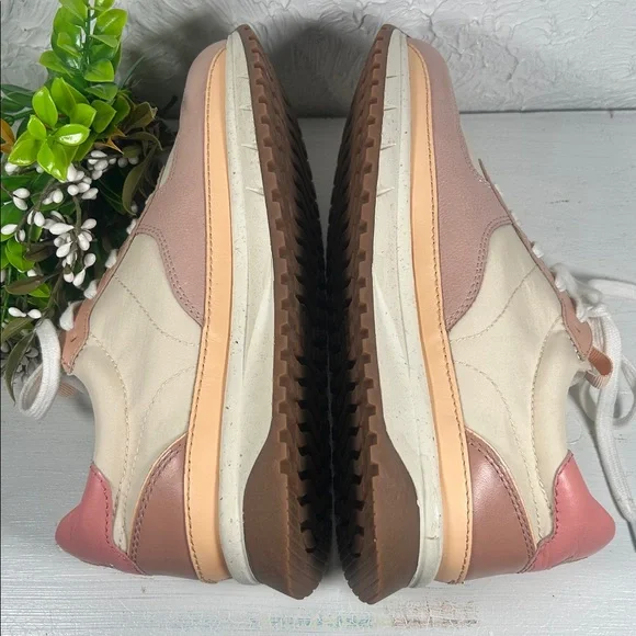 Madewell NWOT Kickoff Pink Cream Trainer Sneaker Madewell Athletic Shoe Size 7 - Picture 9 of 12